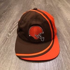 Vintage‎ 90s Cleveland Browns Reebok NFL Pro Line Snapback Hat Adults OSFA​
